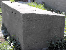 Massive Concrete Block ready for Bustar